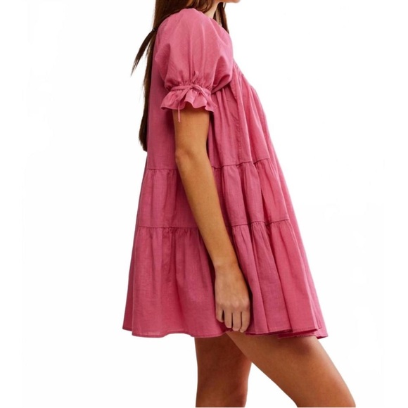 Free People Sandy Shores Babydoll Dress NWT - Picture 4 of 5